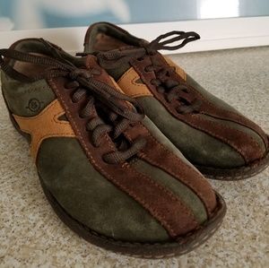 Born Suede Retro-Style Sneakers